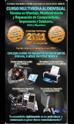 CURSO AUDIOVISUAL 5 DVDS 2 CDS DE PC Y PORTATILES. Cali, Colombia