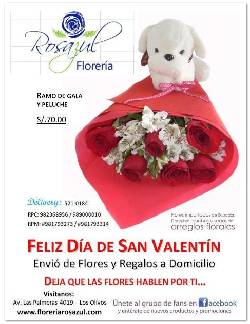 Dia del Amor y la Amistad: Envio de Arreglos Florales  Lima, Peru