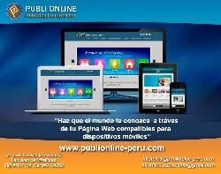 Publi Online:Diseo y Posicionamiento de Pagina Web par Lima, Peru