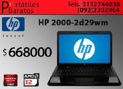 Portatil HP 2000-2d29wm !promocion! Tulua, Colombia
