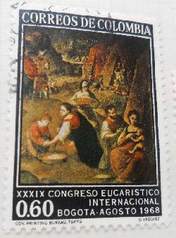 CONGRESO EUCARISATICO INTERNACIONAL XXXIX 1968 $ 4.000 Medellin, Colombia