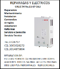 Calentadores a gas en cali - 3728797 Cali Valle C cali, colombia