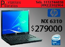 Porttiles HP NX6310 !Oferta!! Tulua, Colombia