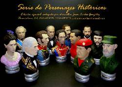 Esculturas de personajes historicos Caracas, Venezuela