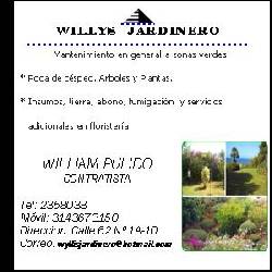 WILLYS JARDINEROS bogota, colombia