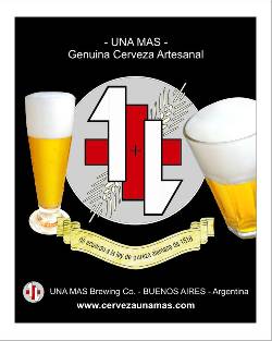 cerveza artesanal Una Mas, alquiler de chopera buenos aires, argentina