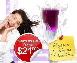 VELAS EN GEL DECORATIVAS bogota, colombia