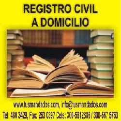 Registro Civil a Domicilio Bogot, Colombia