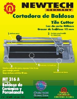Cortadora De Baldosa Mt 316a Bogot, Colombia