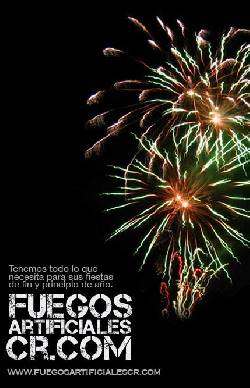 Venta de Fuegos Artificiales - Polvora en C.R. San Jose, Costa Rica