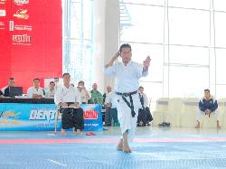 KARATE SENSEI MARCOS MORON TETRACAMPEON MUNDIAL lima, Peru