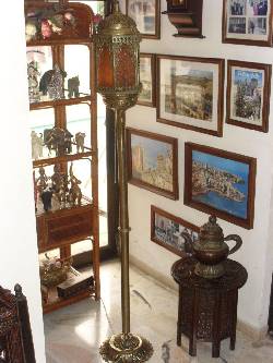 FAROL DE PIE EN BRONCE ORIGINAL CALI, COLOMBIA
