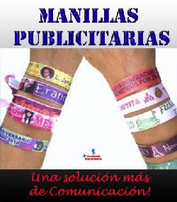MANILLAS PUBLICITARIAS Bogota, Colombia