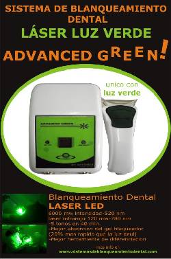 Lampara Blanqueamiento dental laser Advanced Green Lima, Peru