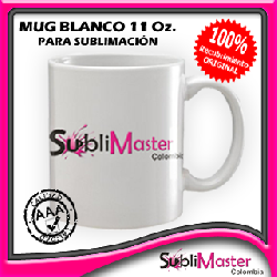 MUG BLANCO SUBLIMACIN !!!! Bogota, Colombia