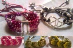 PULSERAS PARA DAMA COLA DE RATON O CORDON SEDA. cali, colombia