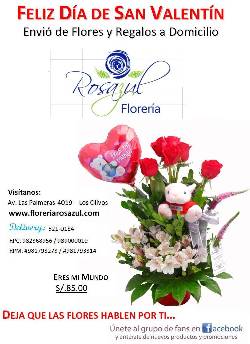 Las ms hermosas Rosas y Regalos Dia de San Valentin Lima, Peru