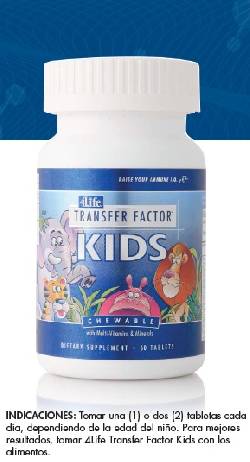 TRANSFER FACTOR KIDS 4LIFE PARA NIOS SANOS Y FUERTES  Bogot, Colombia
