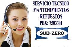 CENTRO DE SERVICIO SUBZERO 7503301 Servicio Autorizad BOGOTA, COLOMBIA