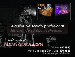 ALQUILER DE SONIDO PROFESIONAL Y LUCES BUCARAMANGA BUCARAMANGA, COLOMBIA