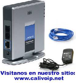 Linksys pap2t a $85.000 y minutos a celulares a $75  cali, Colombia
