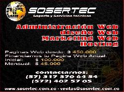  Paginas web + Administracin desde 450000. Cali, Colombia