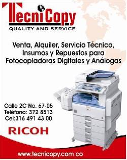 VENTA DE FOTOCOPIADORAS (CALI-VALLE) TEL: 3728513 TECNI Cali, Colombia