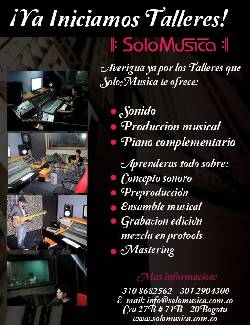 Talleres de Msica en SoloMusica  Bogot, Colombia