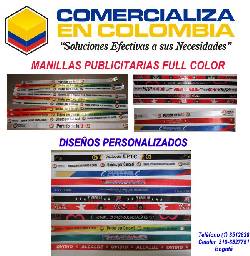 MANILLAS PUBLICITARIAS FULL COLOR bogota, colombia