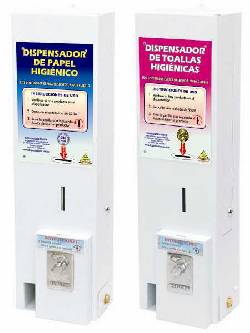 Dispensador de Toallas Higinicas con monedero   Bogot, Colombia