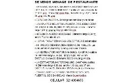 VENTA MENAGE RESTAURANTE sibate, colombia