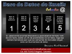  Bases de datos para campaas de Marketing en Colombia Bogota, Colombia