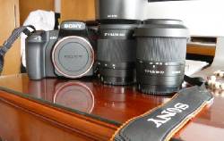 Camara Sony Alpha Dslr A350x 14.2 Mp Doble Kit De Lente Bogot, Colombia