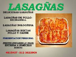DELICIOSAS LASAGAS CON EL SABOR CASERO BOGOTA, COLOMBIA