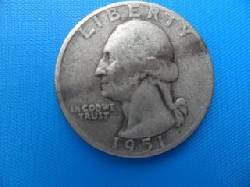 MONEDA ESTADOS UNIDOS 25 CENTAVOS 1951 $15.000 Medellin, Colombia