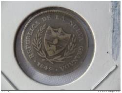 MONEDA COLOMBIA 2 REALES 1849 PLATA Medellin, Colombia