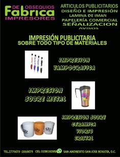 esferos publicitarios Bogota, Colombia
