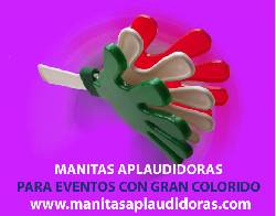 MANITAS APLAUDIDORAS PARA CAMPAAS Y EVENTOS DEPORTIVOS CUAUTITLAN IZCALLI, MEXICO