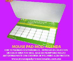 CALENDARIOS Y AGENDAS EN FORMA DE MOUSE PAD CUAUTITLAN IZCALLI, MEXICO