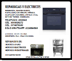 REPARACION DE HORNOS A GAS, ELECTRICOS, INDUSTRIAL cali,  colombia