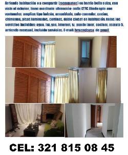 Arriendo habitacin Bella Suiza Bogota BOGOTA, COLOMBIA