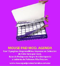 CALENDARIOS Y AGENDAS EN MOUSE PAD Cuauhtemoc, MEXICO
