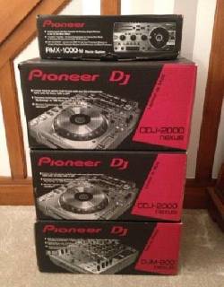 2x Pioneer Nexus Cdj-2000 Player&Pioneer DJM-2000 Nexus london, United Kingdom