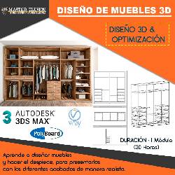 Curso Diseo y Modelado de Muebles de Melamina en 3D Lima, Peru