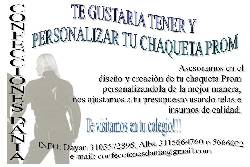 Chaquetas PROM personalizadas... Bogota, Colombia