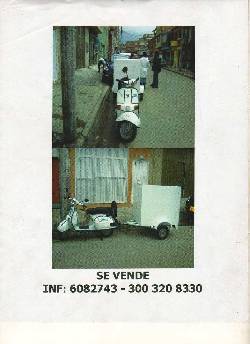 VENTO MOTO AUTECO PLUS CON TRAILER  BOGOTA, COLOMBIA