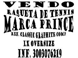 VENDO RAQUETA DE TENNIS Barranquilla, Colombia