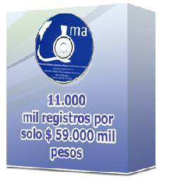 Base de Datos con ms 11.000 mil registros  Bogota, Colombia