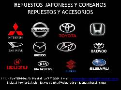 REPUESTOS JAPONESES Y COREANOS capital federal, argentina