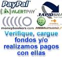 Verifique, cargue o pague con Paypal, Moneybookers, Ale Bogota, Colombia